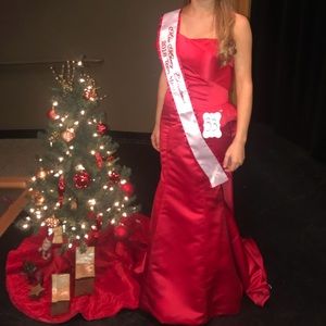 Red Pageant Dress